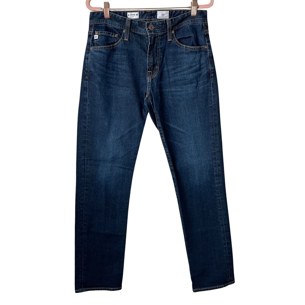 AG Adriano Goldschmied Jeans Mens 29x30 Dark Wash B-Type III Easy Straight Leg